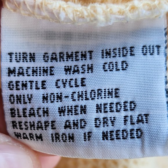 Talbots Yellow Button Down Cardigan Size Small - Picture 9 of 14